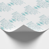 シスターズ詩byクリスティーナ・ロセッティブルースクリプト ラッピングペーパー (角)