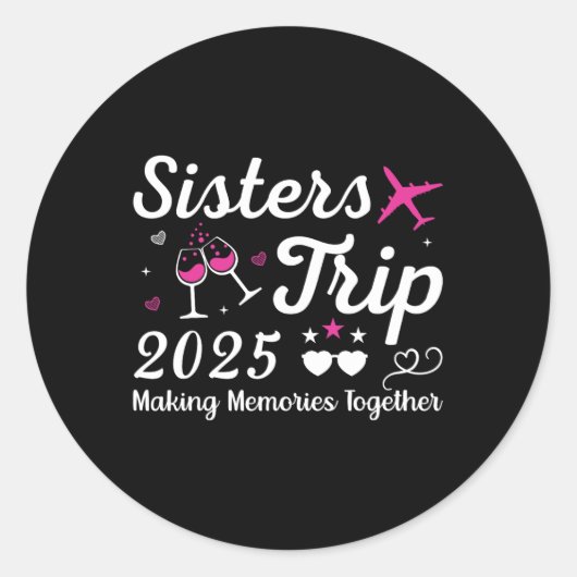 シスターズ・トリップ2025ファミリーマッチングバケーション恋人F ラウンドシール (正面)