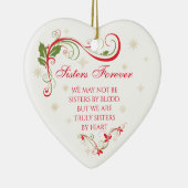 シスターズ・フォーエバー – 血ではなく、ハート セラミックオーナメント (右)