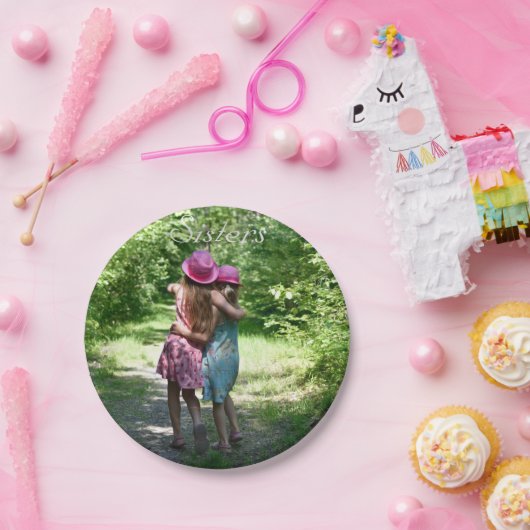 シスターズ・フレンドシップ素朴・イン・ザ・春・カントリー ペーパープレート (パーティー)
