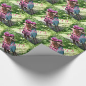 シスターズ・フレンドシップ素朴・イン・ザ・春・カントリー ラッピングペーパー (角)