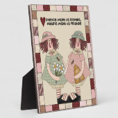 シスターズ・ポエム・プラーク フォトプラーク (側面)