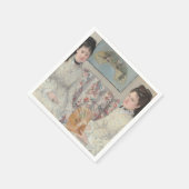 シスターズ(Berthe Morisot著) スタンダードカクテルナプキン (角)