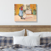 シスターズ – Koket av Carl Larsson キャンバスプリント (インサイチュ (寝室))