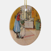 シスターズ – Koket av Carl Larsson セラミックオーナメント (右)