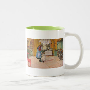 シスターズ – Koket av Carl Larsson ツートーンマグカップ