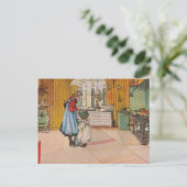 シスターズ – Koket av Carl Larsson ポストカード (スタンド正面)