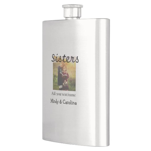 シスターズBFF追加の写真名タイトルファミリーテ フラスク (左)