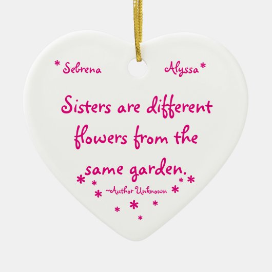 シスターセラミックオーナメント セラミックオーナメント (正面)