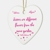 シスターセラミックオーナメント セラミックオーナメント (左)