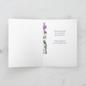 シスターハッピーイースターカラフルガーデンフラワーズ シーズンカード (内部)