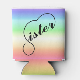 シスターハートカラフル虹 缶クーラー