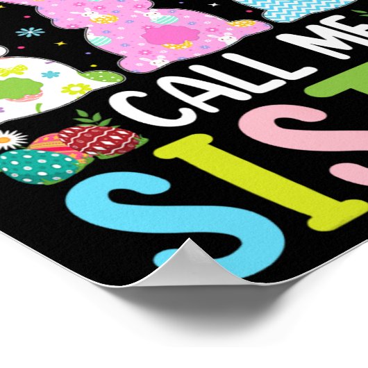 シスターバニーお気に入りのマイバニーがシスターエアと呼ぶ ポスター (角)