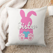 シスターバニー装飾用クッション – キュートファミリーイースター クッション (ブランケット)