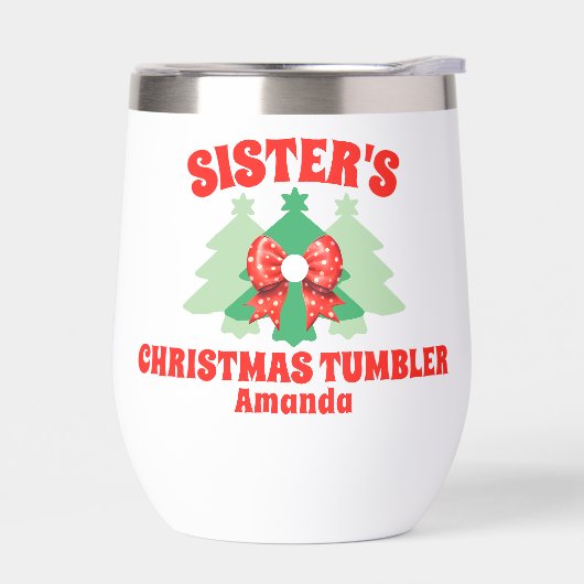 シスターパーソナライズされたのクリスマスプレゼント (左面)