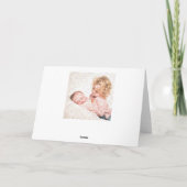 シスターパーソナライズされたサポートとサンキューカード カード (裏面)