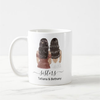 シスターパーソナライズされたネームCoffee Mag コーヒーマグカップ