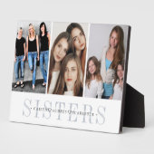 シスターパーソナライズされたフォトコラージュ フォトプラーク (側面)