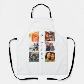 シスターパーソナライズされたモダン6フォトコラージュ エプロン (正面)