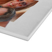 シスターパーソナライズされたモダン6フォトコラージュ カッティングボード (角)