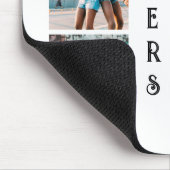 シスターパーソナライズされたモダン6フォトコラージュ マウスパッド (コーナー)