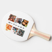 シスターパーソナライズされたモダン6フォトコラージュ 卓球ラケット (横)
