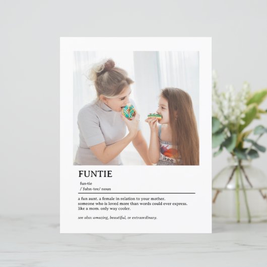 シスターパーソナライズされた定義引用文ウォールアート (スタンド正面)