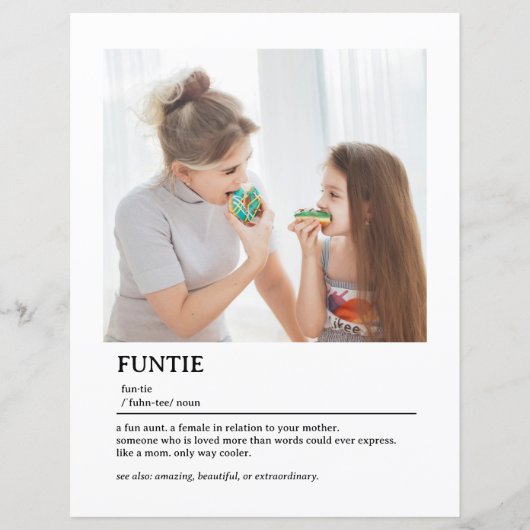 シスターパーソナライズされた定義引用文ウォールアート (正面)