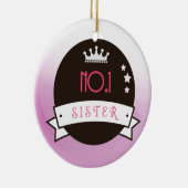 シスターピンクブラック第1番最高の号 セラミックオーナメント (右)