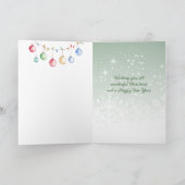 シスターファミリークリスマスツリーサンタ シーズンカード (内部)