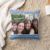 シスターフォトブルーシスターに分かる人はいない  クッション (ブランケット)