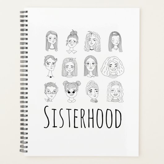 シスターフードインクペンドードルスケッチ プランナー手帳 (正面)