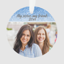 シスターブルーエレガントグリッター2面2枚写真