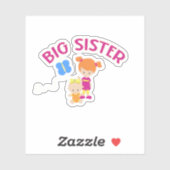 シスターベビーシスターカスタムカットステッカー シール (シート)