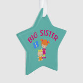 シスターベビースパーソナライズされたター オーナメント (正面)