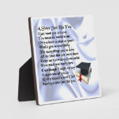 シスターポエムプラーク – 卒業デザイン フォトプラーク (正面)