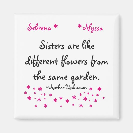 シスターマグネット マグネット (正面)