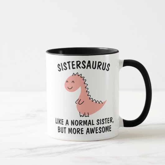 シスターマグ | システラサウルス | 妹恐竜マグカップ マグカップ (右)