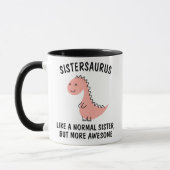 シスターマグ | システラサウルス | 妹恐竜マグカップ マグカップ (左)