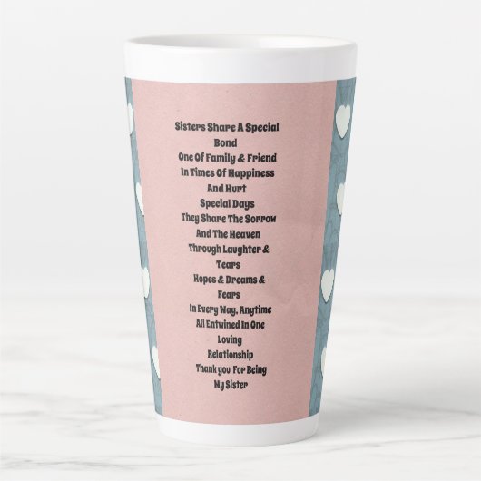 シスターマシュマロハート カフェラテマグ (正面)