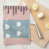 シスターマシュマロハート キッチンタオル (四つ折り)