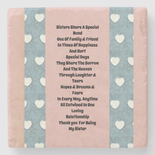 シスターマシュマロハート ストーンコースター (正面)