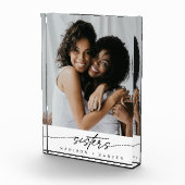 シスターモダンエレガントフォトスクリプトタイポグラフィ フォトブロック (右)