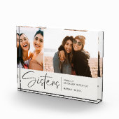 シスターモダンズキープサケ2枚の写真クリー淡い色のム フォトブロック (右)