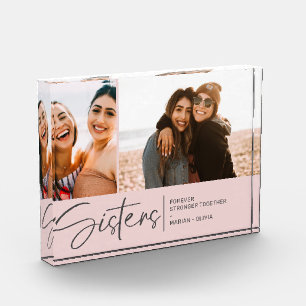 シスターモダンズキープサケ2枚赤面ピンク フォトブロック