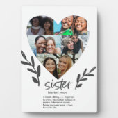 シスターモダンズ引用文写真ハートプラーク フォトプラーク (正面)