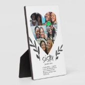 シスターモダンズ引用文写真ハートプラーク フォトプラーク (側面)