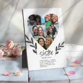 シスターモダンズ引用文写真ハートプラーク フォトプラーク