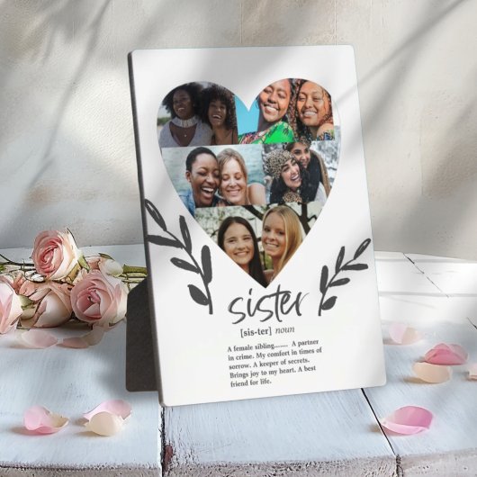 シスターモダンズ引用文写真ハートプラーク フォトプラーク