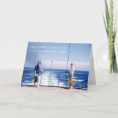 シスターユーモアのあるレトロシスター誕生日航海の カード (正面)